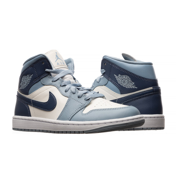 Кросівки жіночі Jordan 1 Mid Shoes 'Diffused Blue' (BQ6472-140)