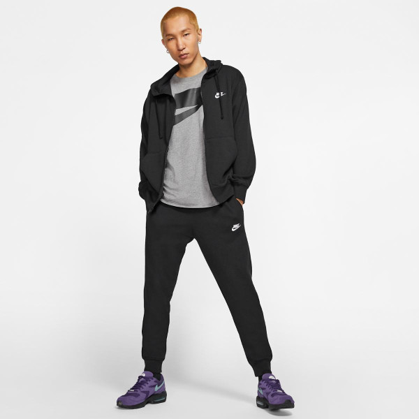 Бомбер чоловічий Nike M Nsw Club Hoodie Fz Ft (BV2648-010)