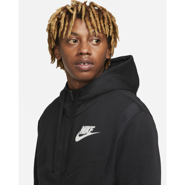 Кофта чоловічі Nike Sportswear Hybrid Full-Zip Fleece Hoodie (DO7228-010)